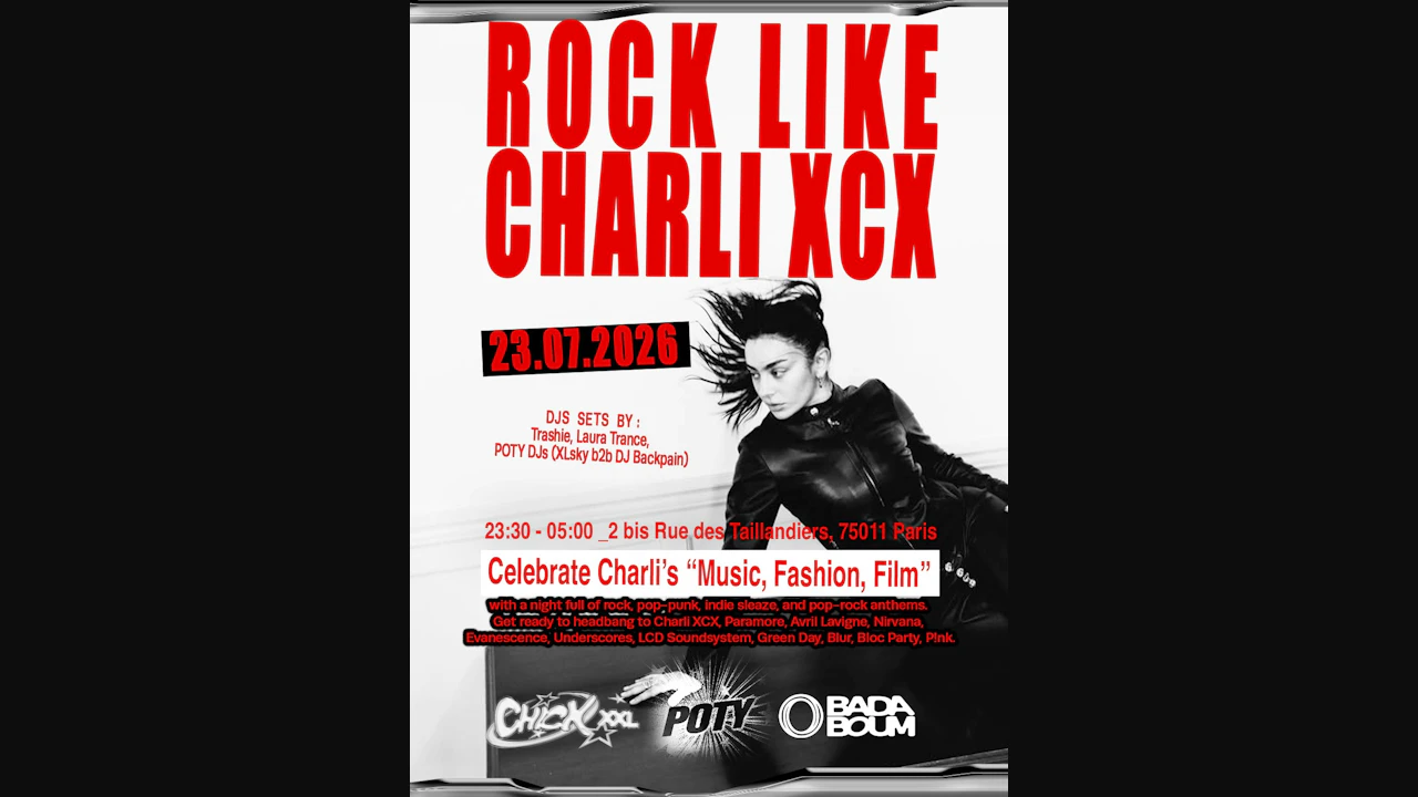 LA Ch!ck x Poty: Rock Like Charli Xcx