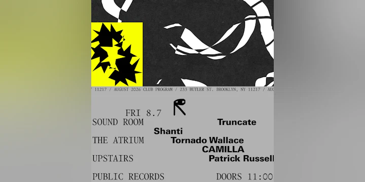 Truncate, Shanti / Tornado Wallace, CAMILLA / Patrick Russell