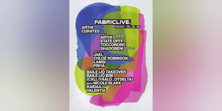 FABRICLIVE: Arthi, Chloe Robinson, JAEL, Lamsi, DJ Priya + more