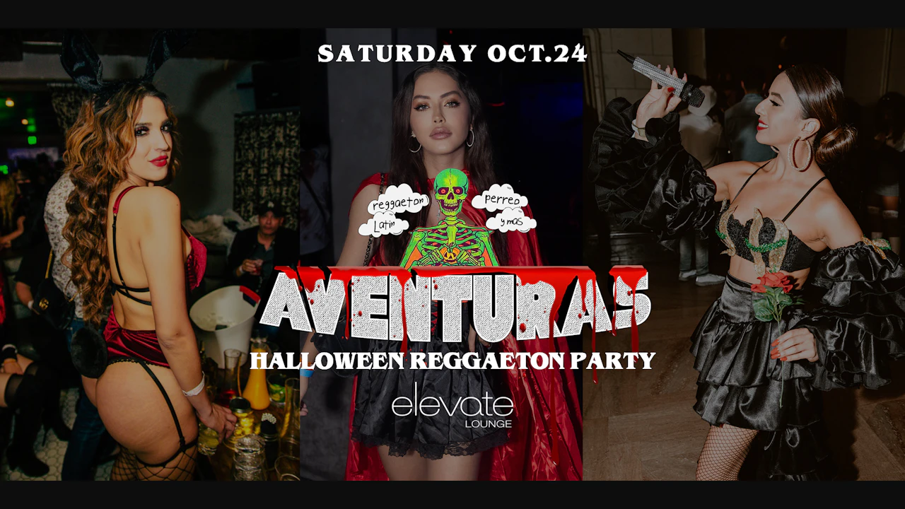 Aventuras Halloween Reggaeton Party @ Elevate Lounge Los Angeles