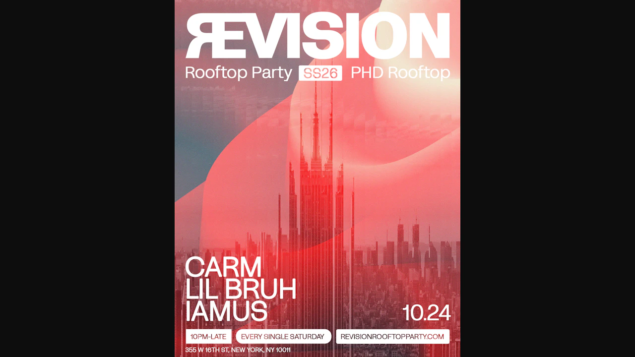 revision rooftop party