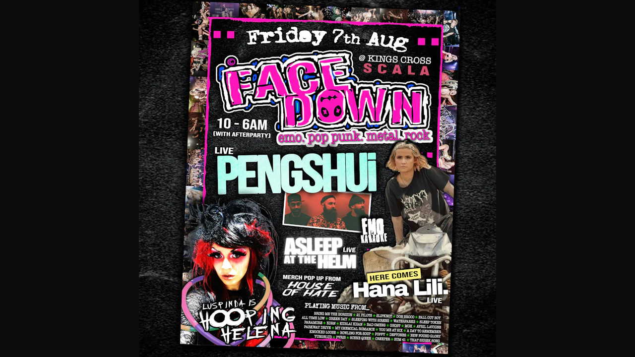 Face Down - Pop Punk, Metal, Emo Night London