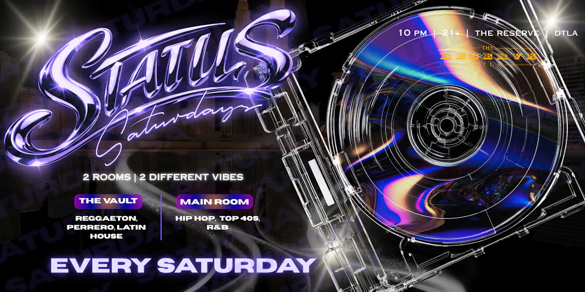 Status Saturday - 2 Rooms 2 Different Vibes!