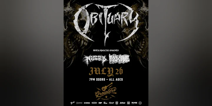 Obituary w/ Ruined God & Blood Channel at Growlers Memphis
