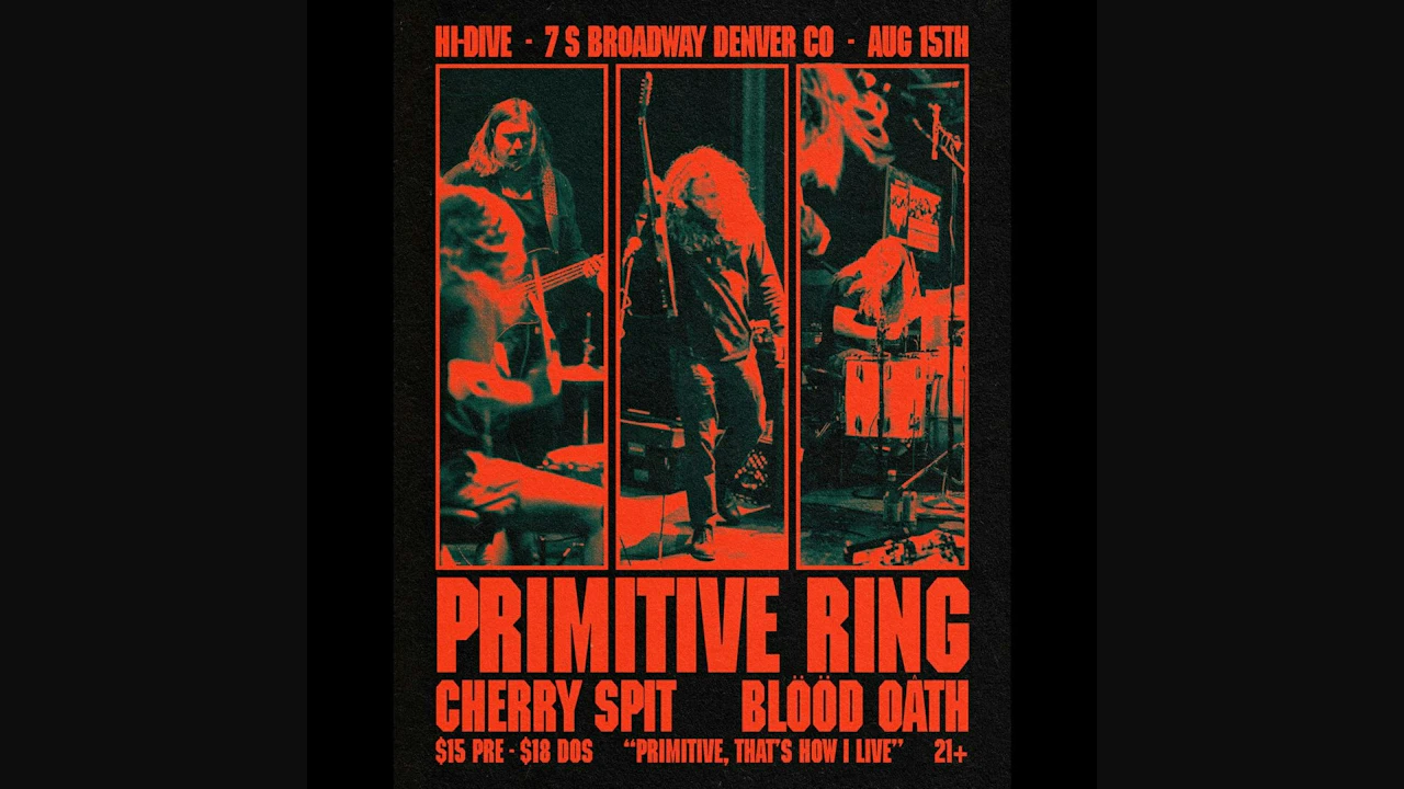 Primitive Ring + Cherry Spit + Blood Oath
