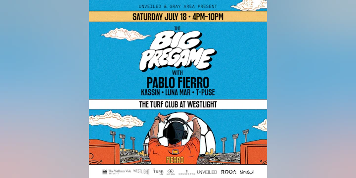 The Big Pregame with Pablo Fierro *Open Air*