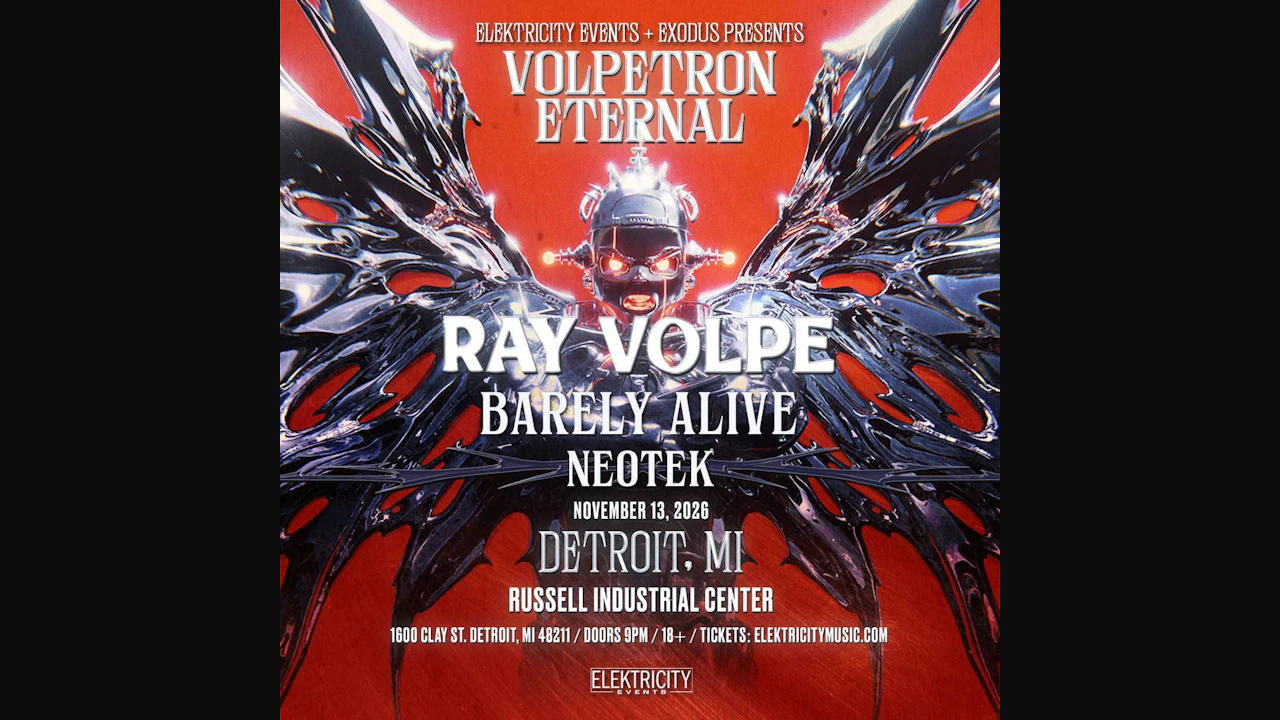 Ray Volpe - Volpetron Eternal Tour