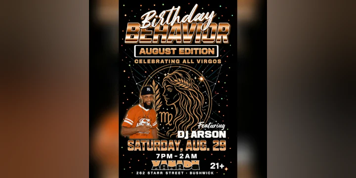 Birthday Behavior: Virgo Edition ft. DJ Arson (skate all night)