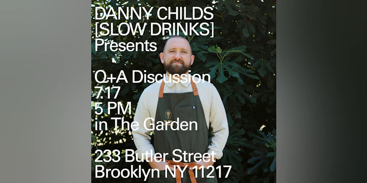 Q&A with Slow Drinks' Danny Childs