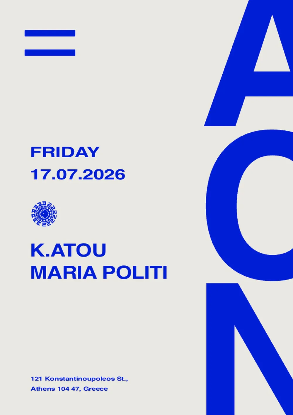 ACN with K.atou // Maria Politi
