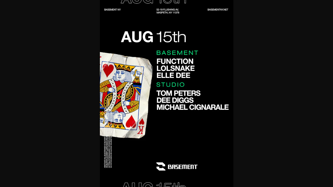 Function / LOLSNAKE / Elle Dee / Tom Peters / Dee Diggs / Michael Cignarale