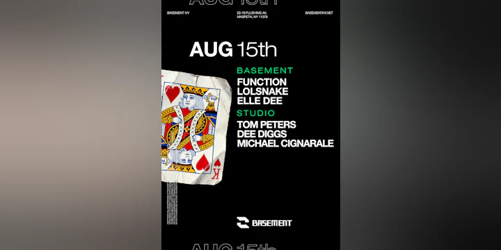Function / LOLSNAKE / Elle Dee / Tom Peters / Dee Diggs / Michael Cignarale