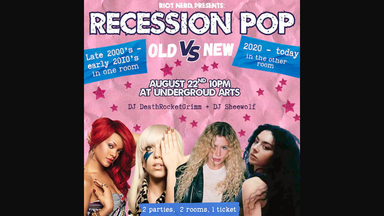 Recession Pop Old Vs New Dance Party