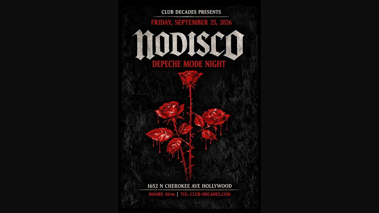 Nodisco: Depeche Mode Night