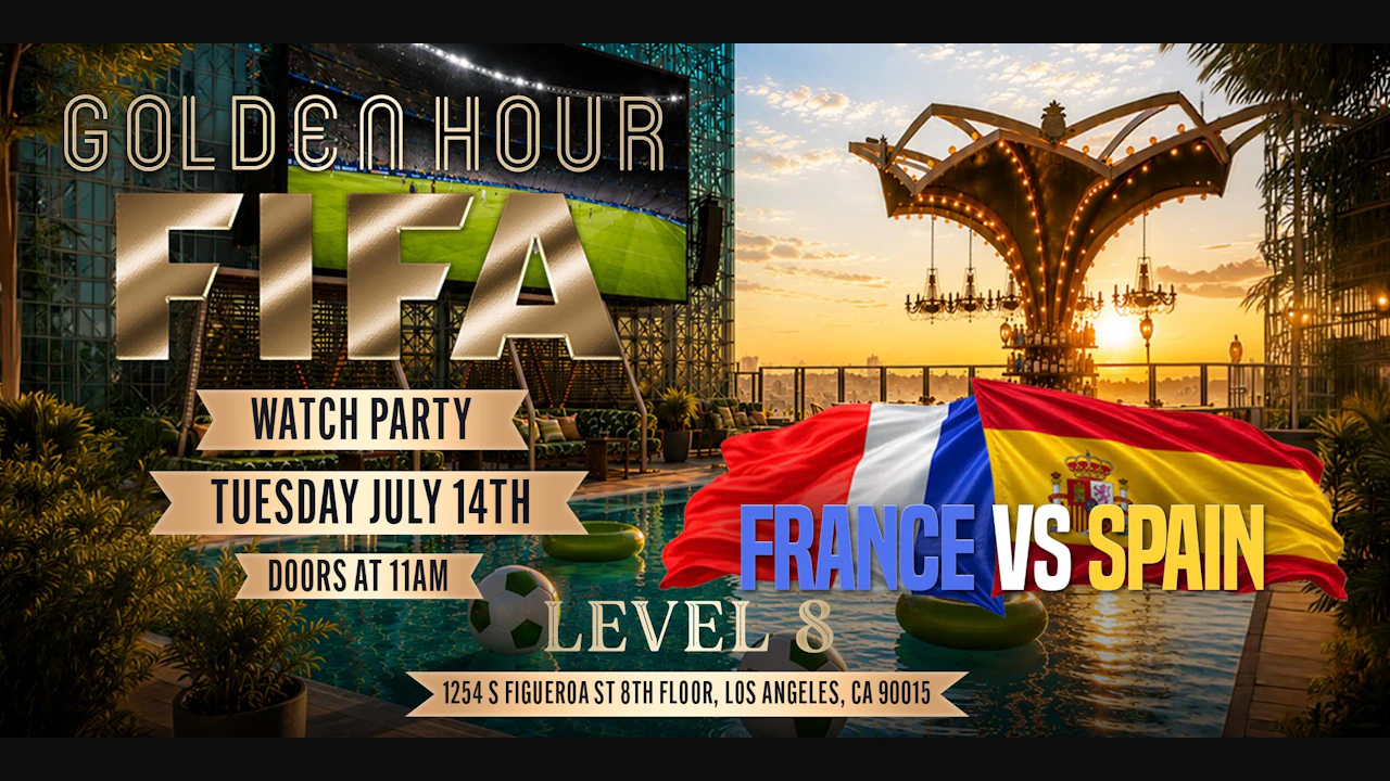 Rooftop FIFA Watch Party | France x Spain | World Cup 2026