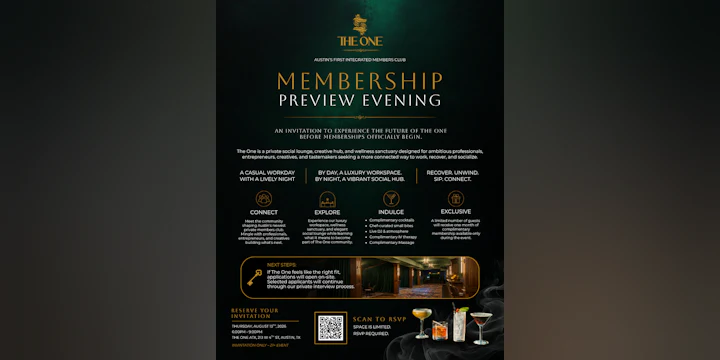 Membership Preview Evening at The One