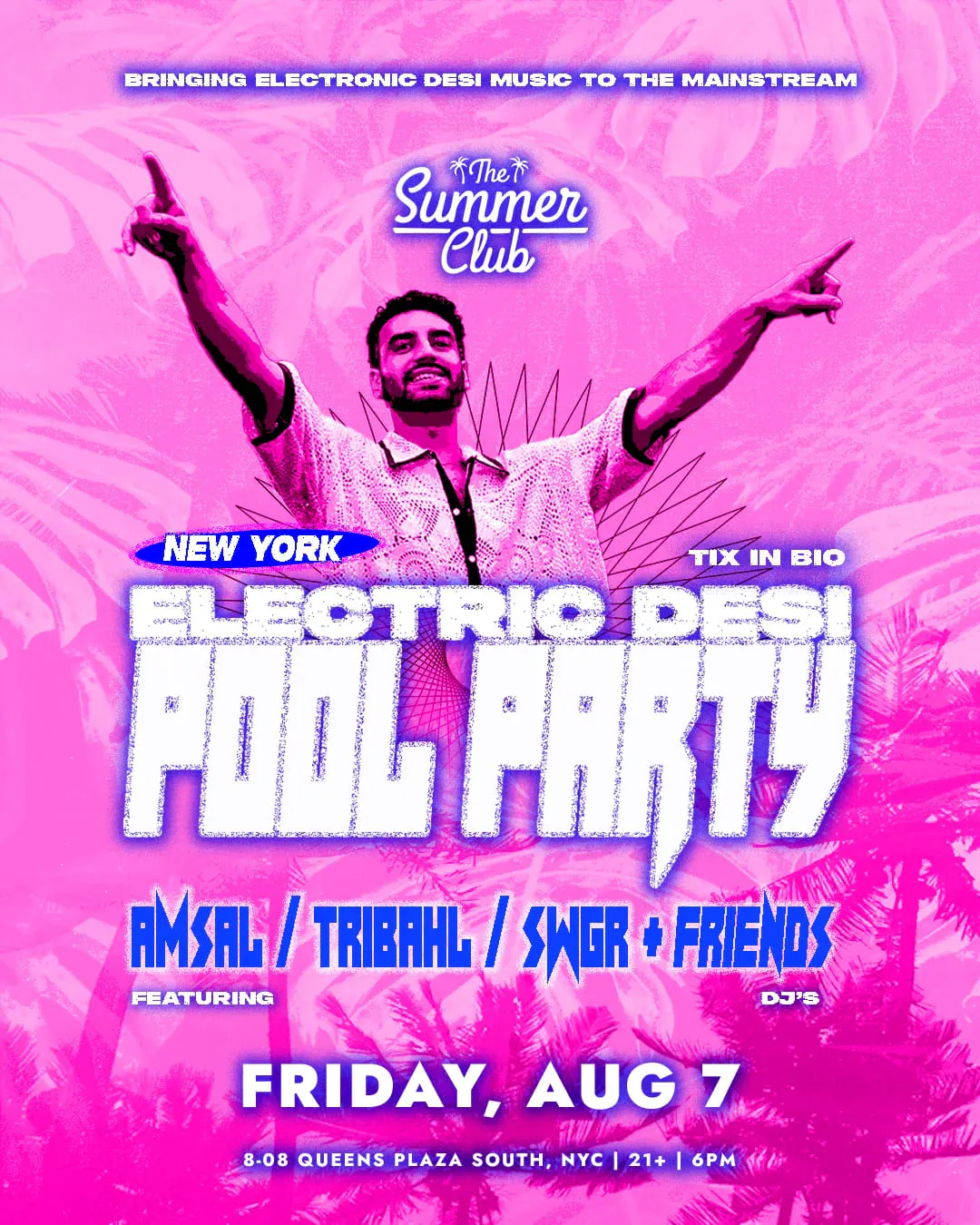 Electric Desi Pool Party