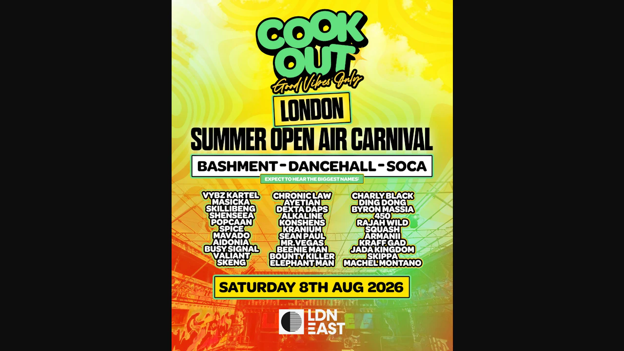 Cookout - Open-Air Summer Festival - Ldn East - London