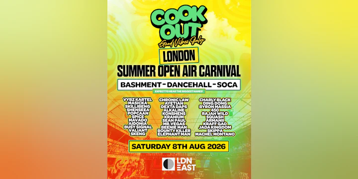 Cookout - Open-Air Summer Festival - Ldn East - London