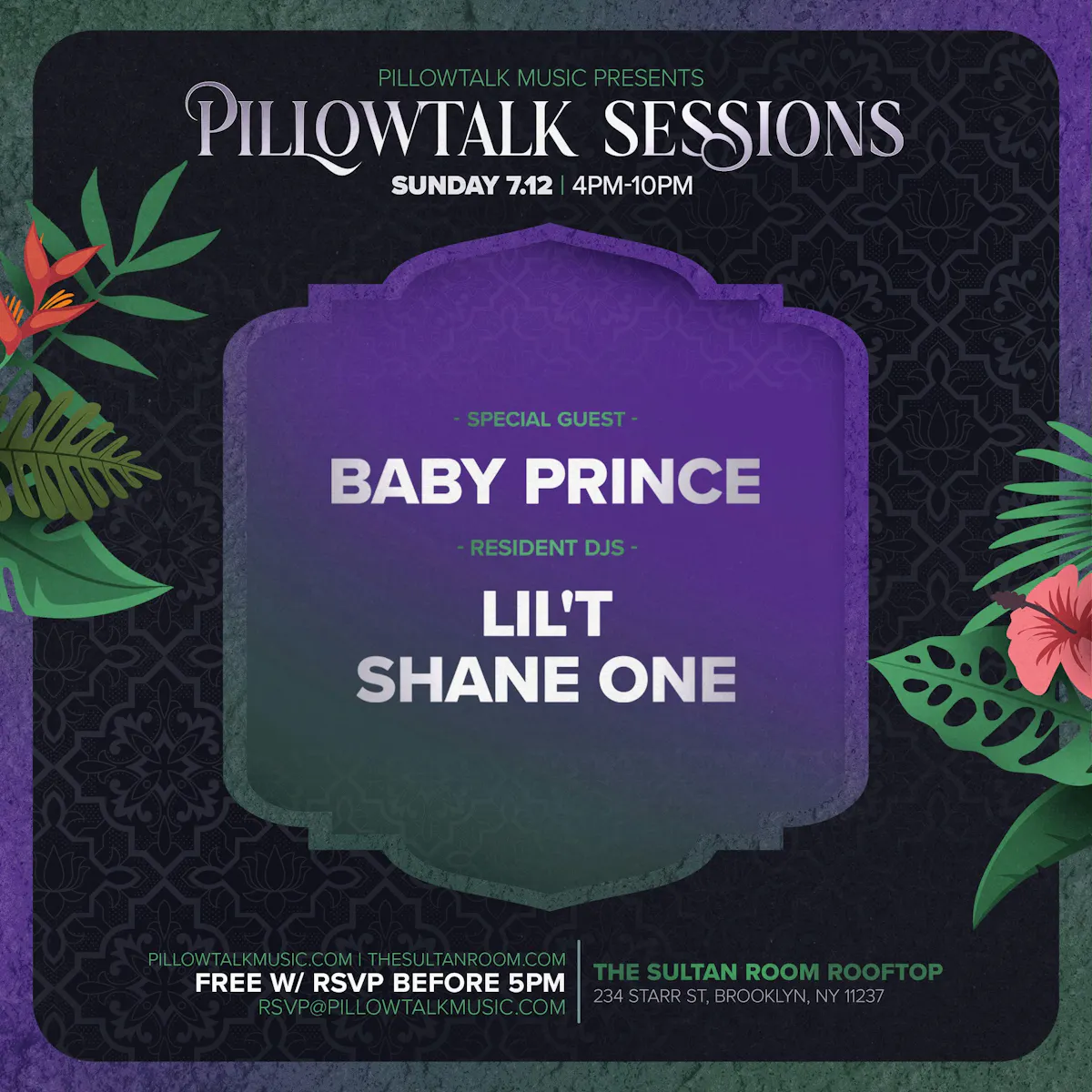 Pillowtalk Sessions Ft. Baby Prince, Lil’t & Shane One