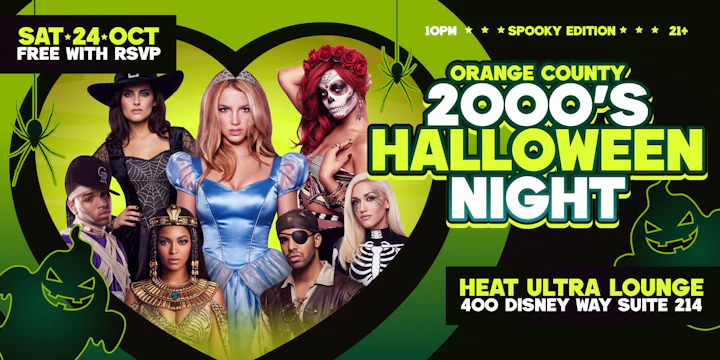 I Love 2000s Halloween Party Oc! @ Heat Ultra Lounge Oc!