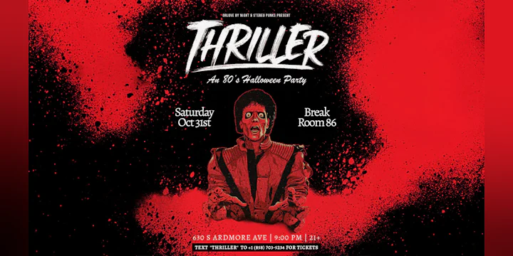 Thriller: 80's Halloween Party