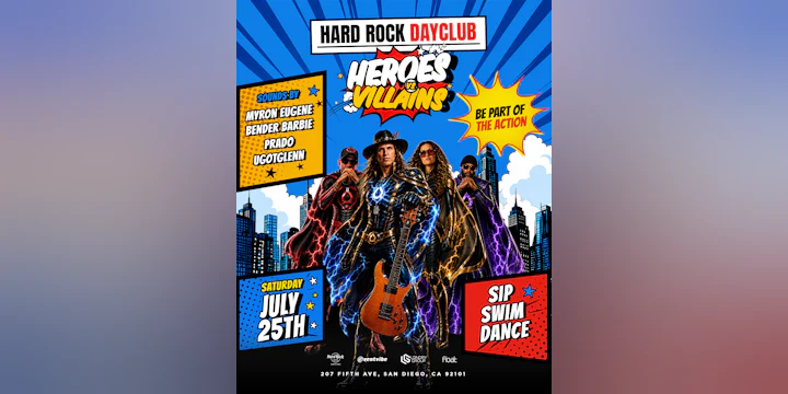 Hard Rock Rooftop Dayclub • Liquid Sunshine • Sat July 25th