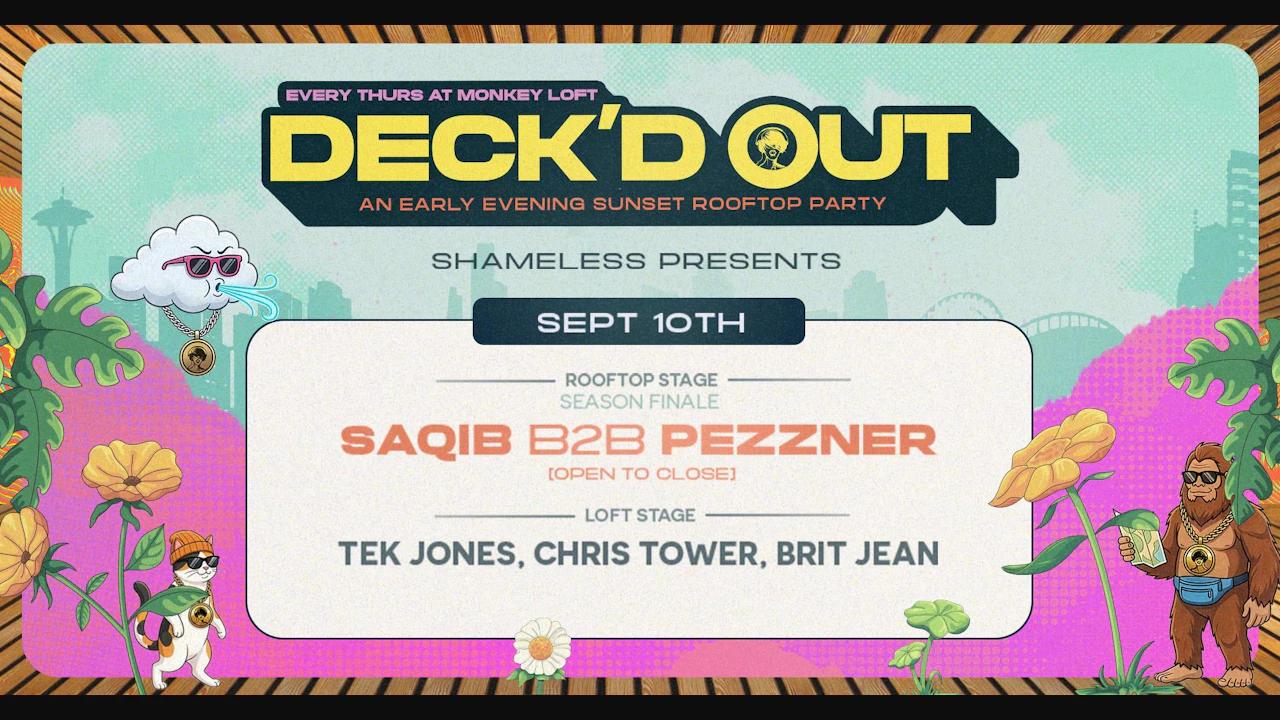 Deck'd Out #13 Season Finale with Saqib (NYC) & Pezzner b2b Open to Close