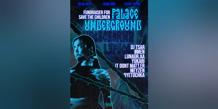 Palace Underground - Save The Children Fundraiser // Techno_Industrial_Hard Techno //