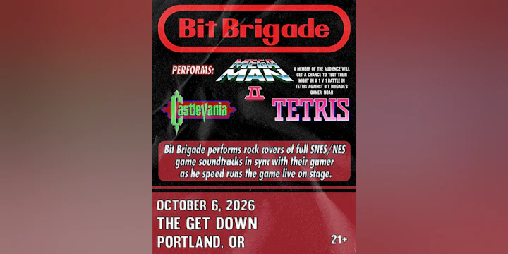 Bit Brigade Performs "Mega Man II" + "Castlevania" + "Tetris" LIVE