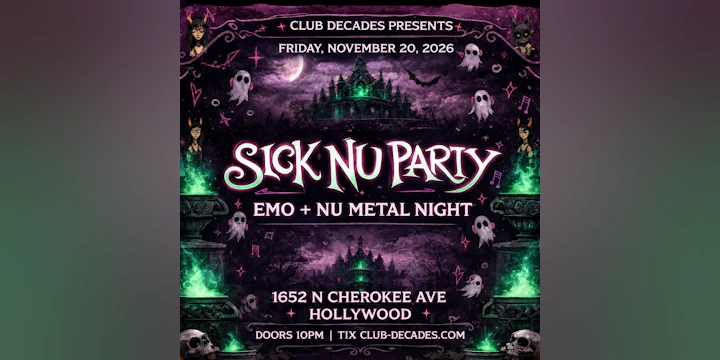 Sick Nu Party: Nu Metal Night