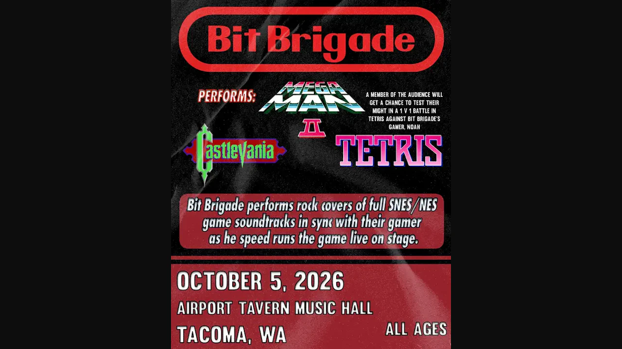 Bit Brigade Performs “Mega Man II” + “Castlevania” + “Tetris