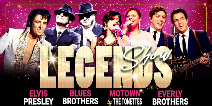 Legends Show: Tributes to Everly Brothers, Blues Brothers, Motown and Elvis