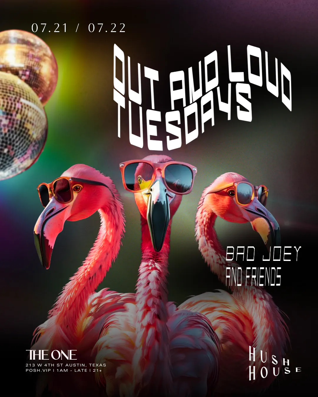 Hush House: Out and Loud Tuesdays at The One