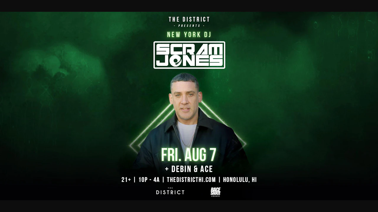 Flirt Friday with New York DJ, Scram Jones (Nightclub)