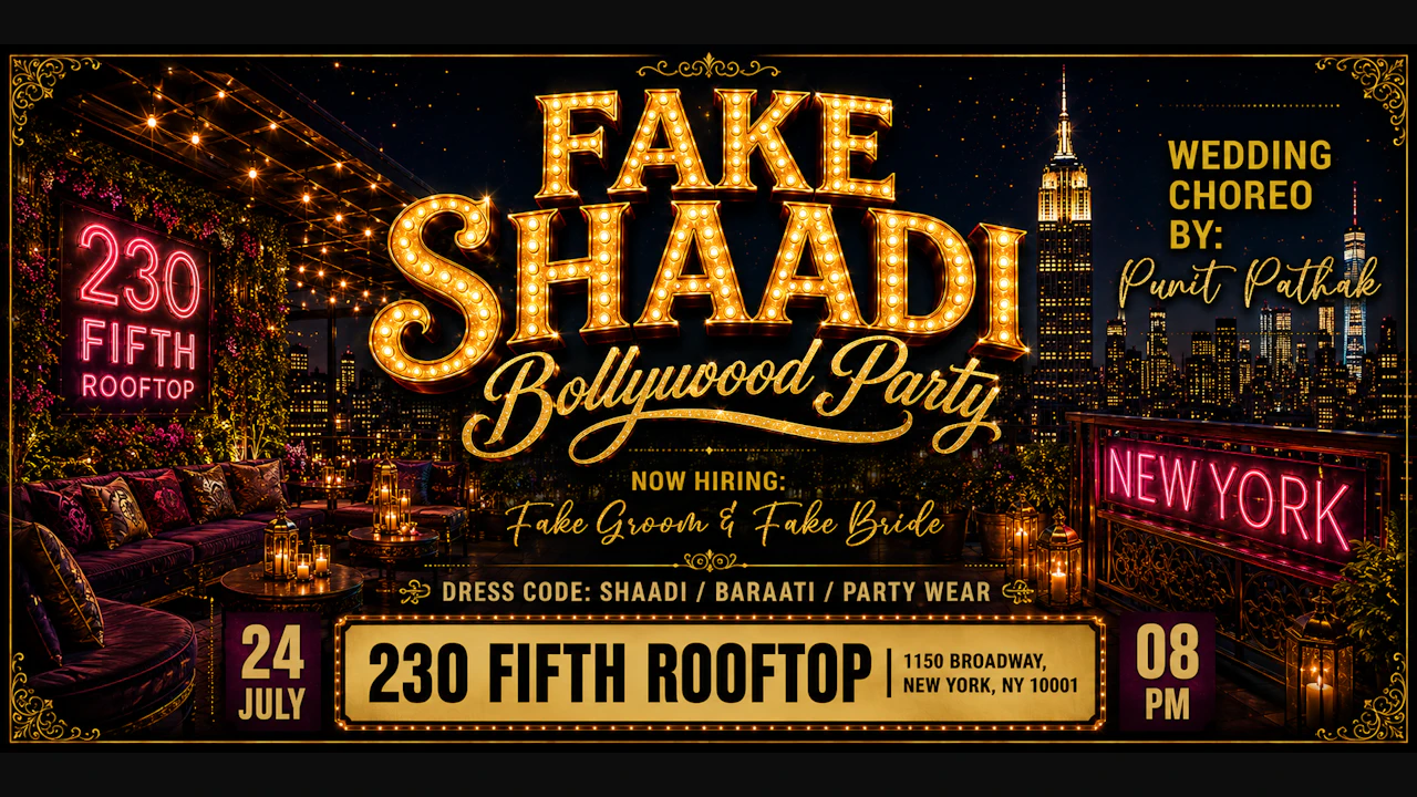 Nyc Fake Shaadi Bollywood Party