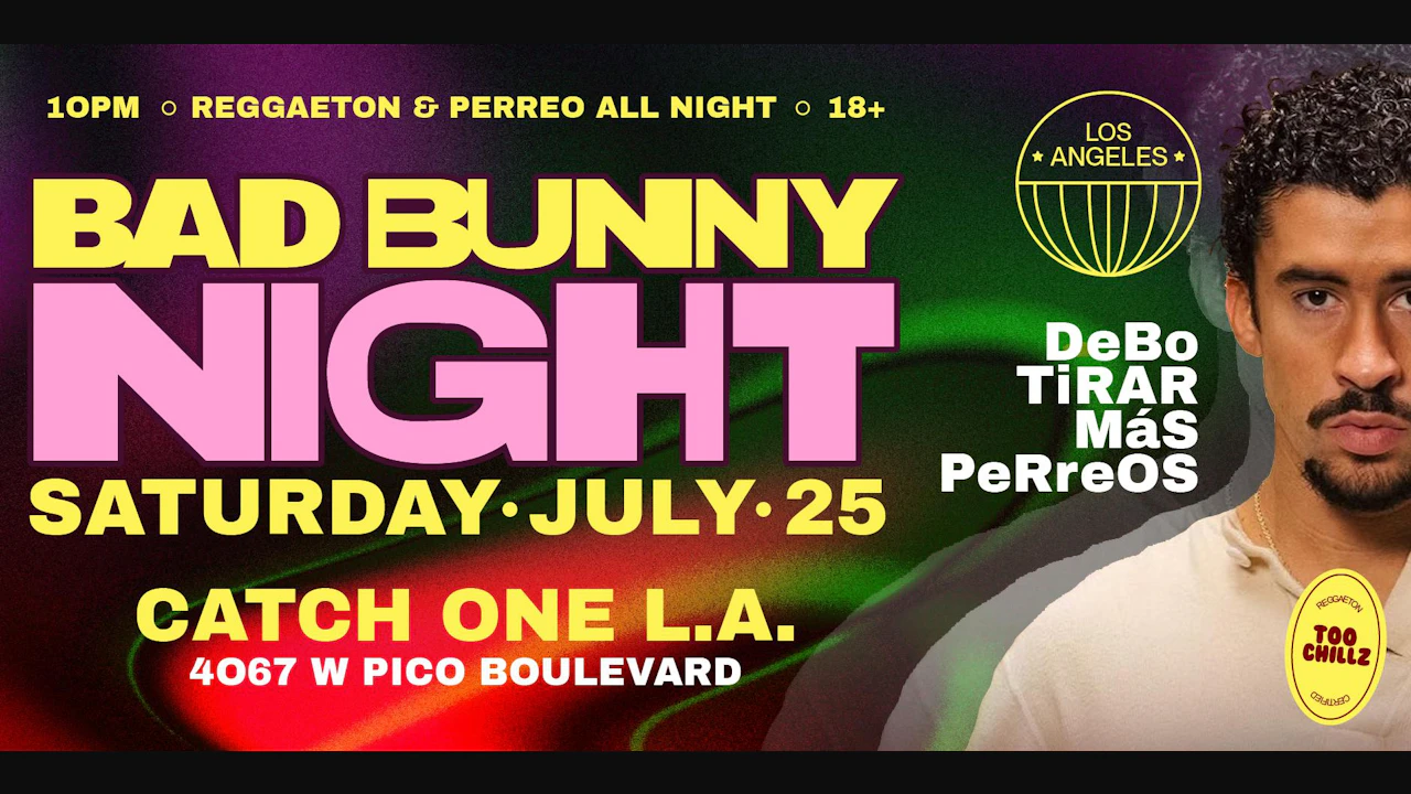 Reggaeton & Hip-hop Party @ Catch One Los Angeles