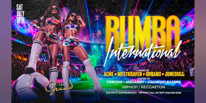 Rumba International Saturday 7.18.26