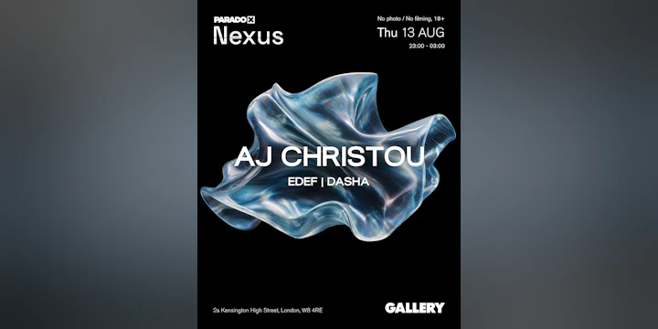Paradox Nexus: AJ Christou - Thursdays at Gallery