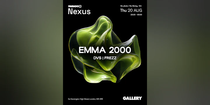 Paradox Nexus: Emma 2000 - Thursdays at Gallery