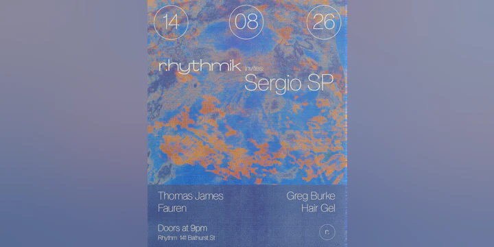 r.hythmik invites: Sergio SP