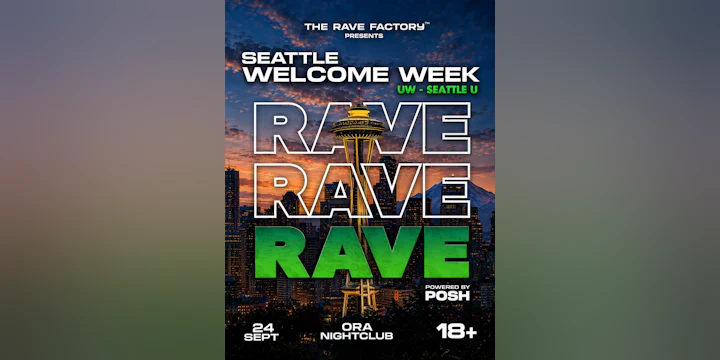 Seattle Welcome Week Rave