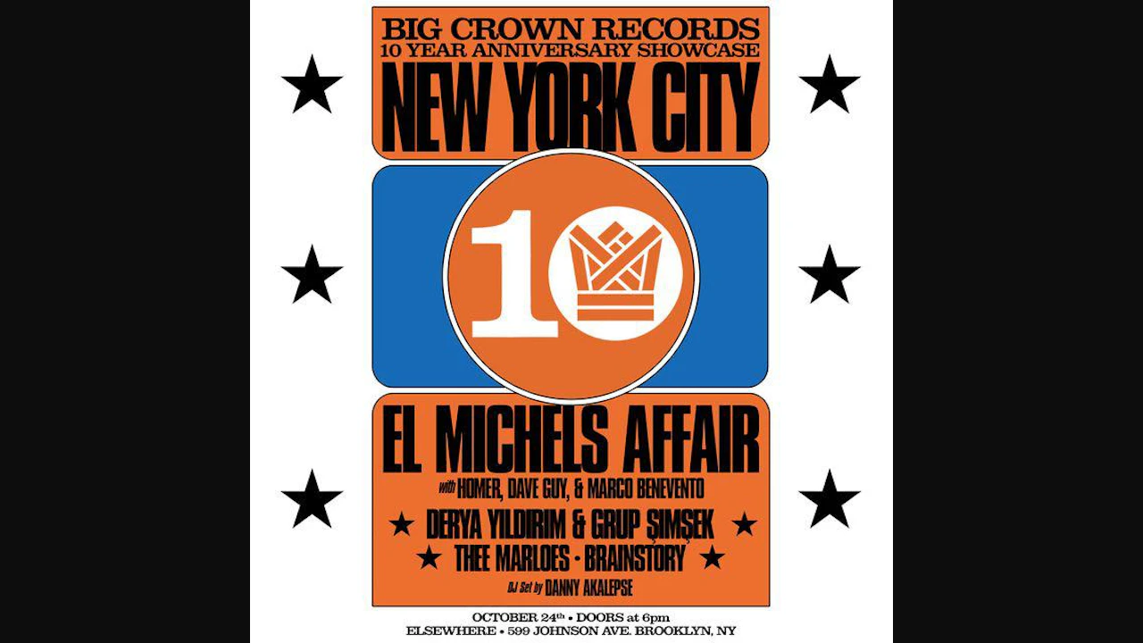Big Crown Records 10 Year Anniversary ft El Michels Affair + special guests