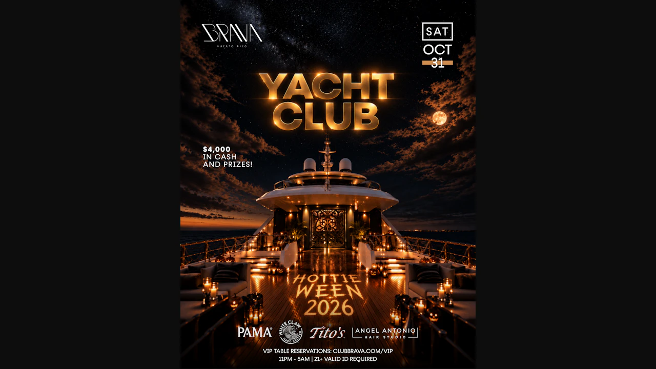 Hottieween 2026: Yacht Club