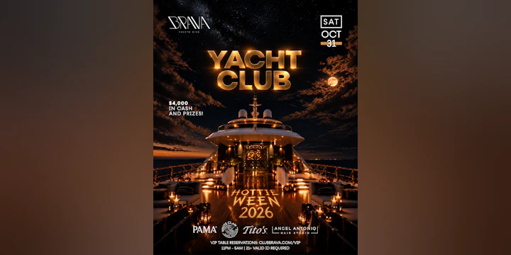 Hottieween 2026: Yacht Club