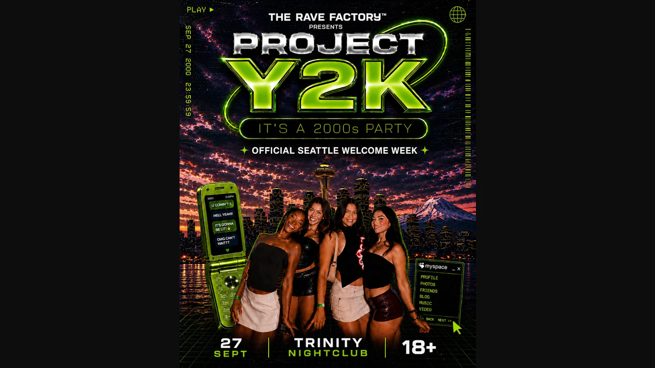 Seattle Welcome Week Night 2: Project Y2k