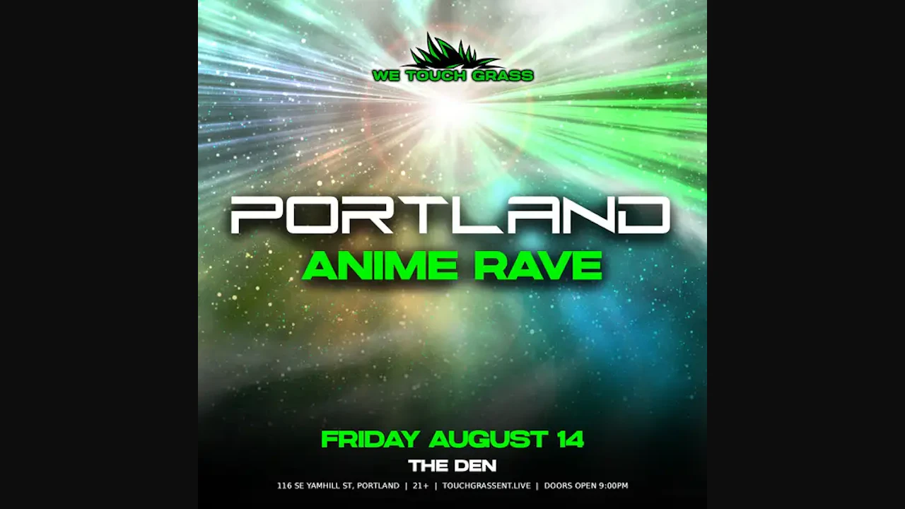 WeTouchGrass Anime Rave