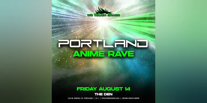 WeTouchGrass Anime Rave