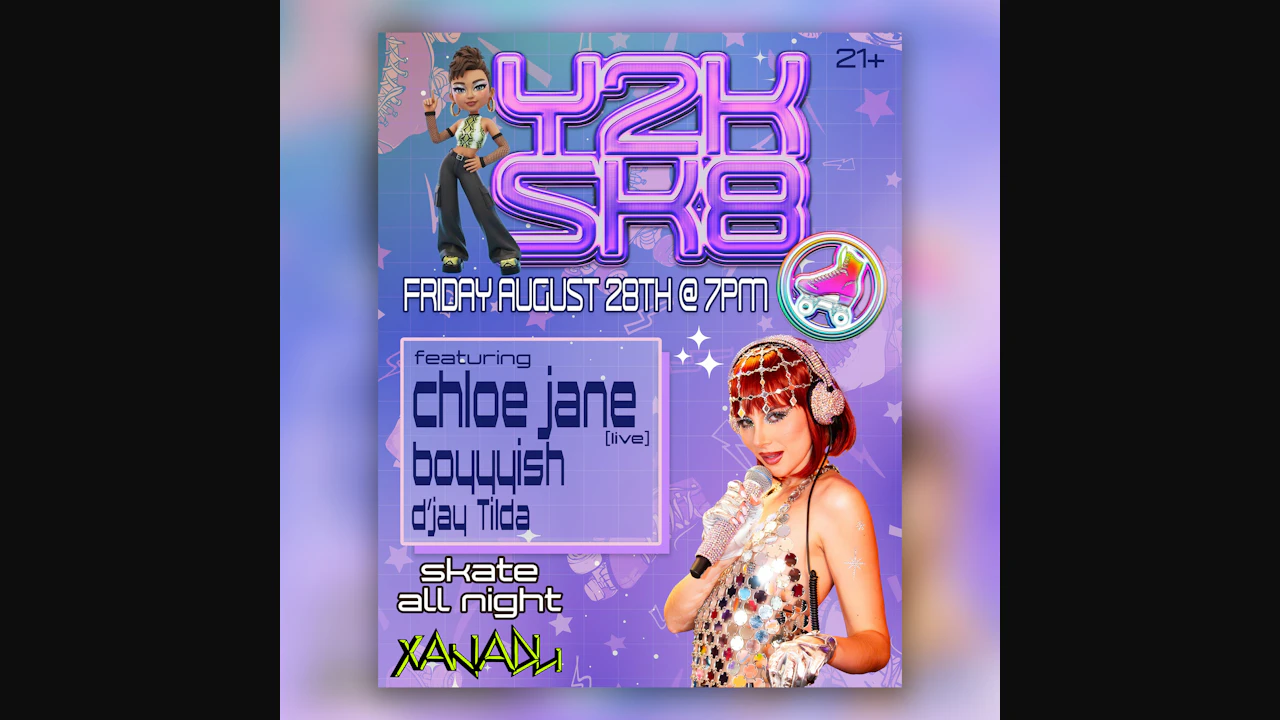Y2K SK8 w/ boyyyish, Chloe Jane (LIVE) & more! (skate all night)
