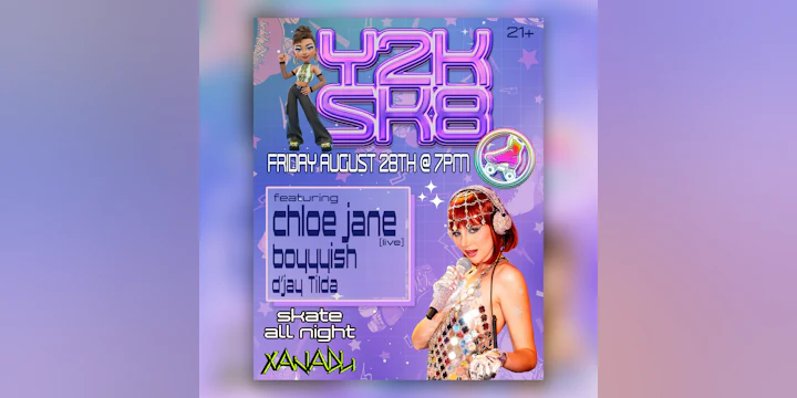 Y2K SK8 w/ boyyyish, Chloe Jane (LIVE) & more! (skate all night)